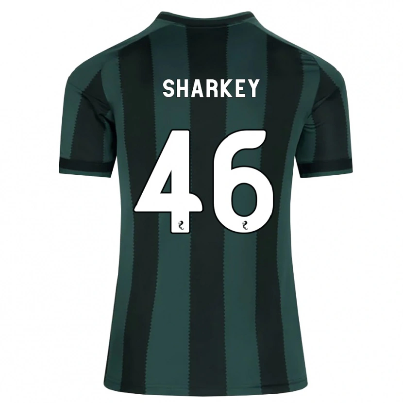 Danxen Kinderen Amy Sharkey #46 Donkerleigrijs Zwart Uitshirt Uittenue 2026/27 T-Shirt