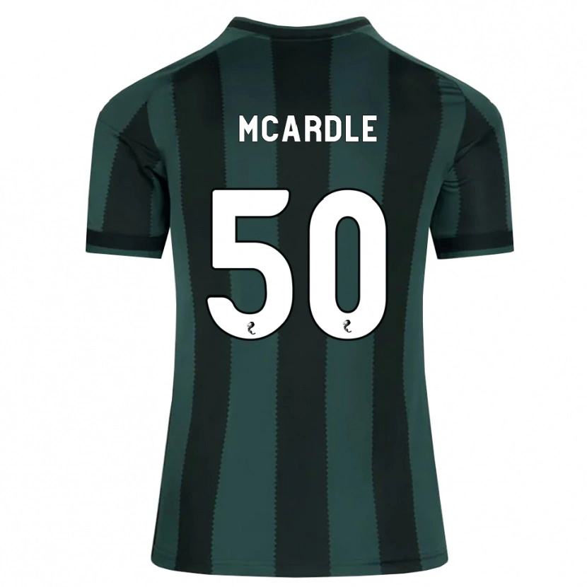 Danxen Kinderen Sean Mcardle #50 Donkerleigrijs Zwart Uitshirt Uittenue 2026/27 T-Shirt