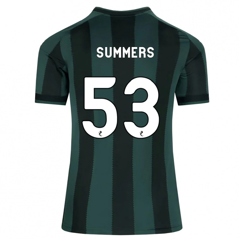 Danxen Kinderen Ben Summers #53 Donkerleigrijs Zwart Uitshirt Uittenue 2026/27 T-Shirt