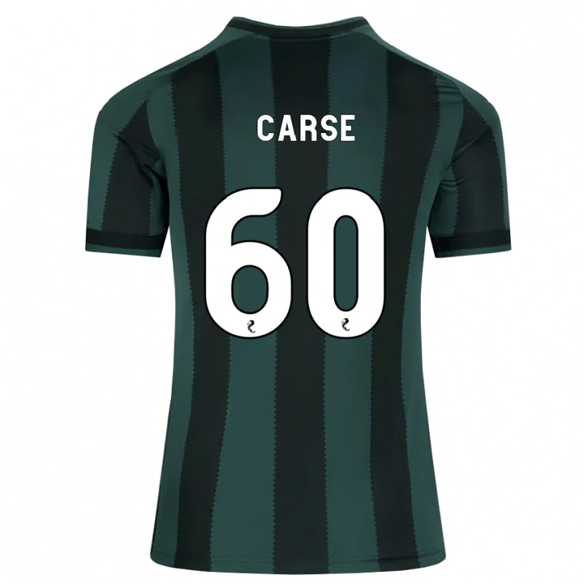 Danxen Kinderen Mackenzie Carse #60 Donkerleigrijs Zwart Uitshirt Uittenue 2026/27 T-Shirt