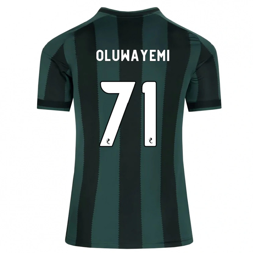 Danxen Kinderen Tobi Oluwayemi #71 Donkerleigrijs Zwart Uitshirt Uittenue 2026/27 T-Shirt