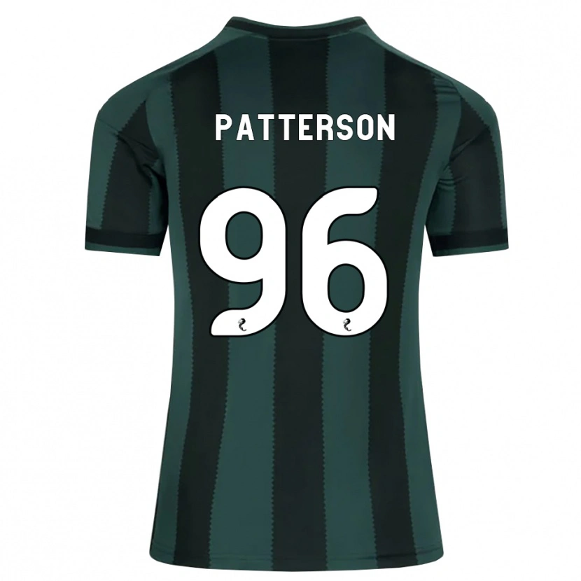 Danxen Kinderen Cameron Patterson #96 Donkerleigrijs Zwart Uitshirt Uittenue 2026/27 T-Shirt