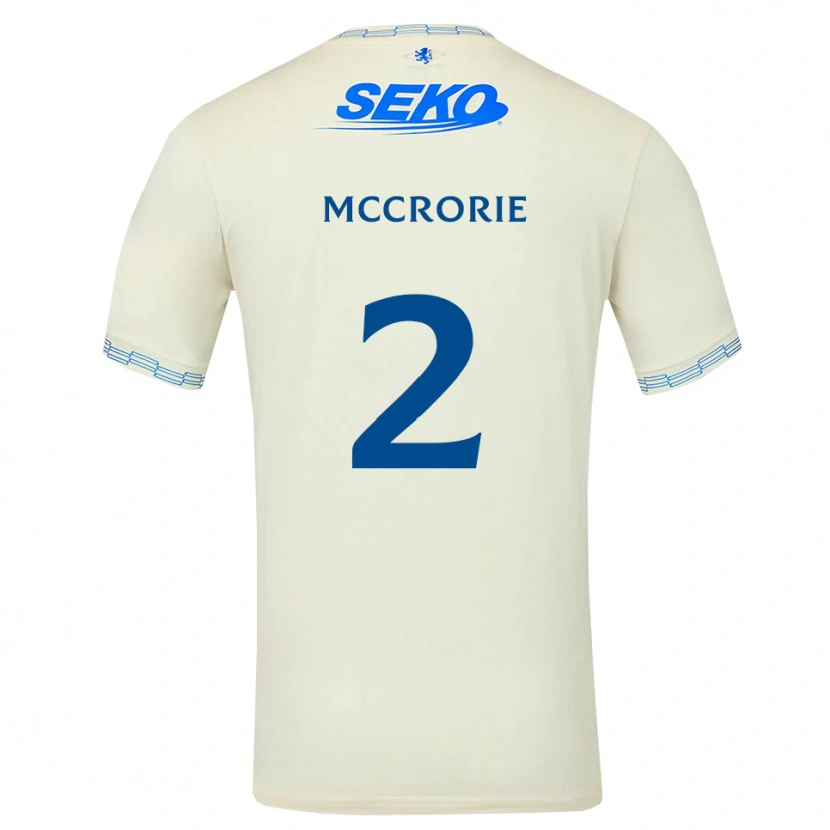 Danxen Kinderen Ross Mccrorie #2 Diepblauw Wit Uitshirt Uittenue 2026/27 T-Shirt