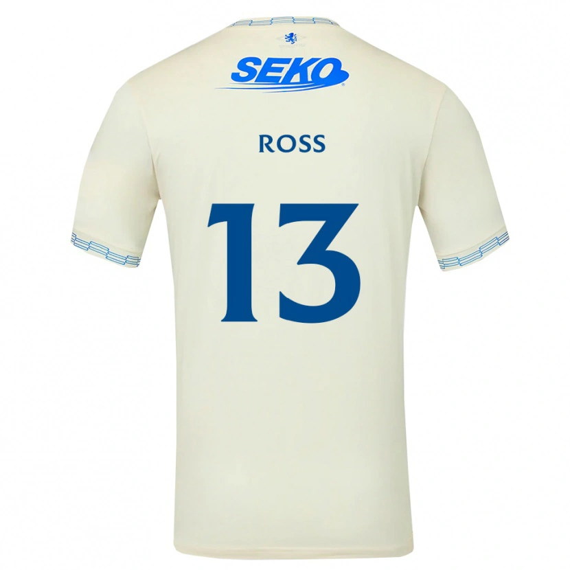 Danxen Kinderen Jane Ross #13 Diepblauw Wit Uitshirt Uittenue 2026/27 T-Shirt