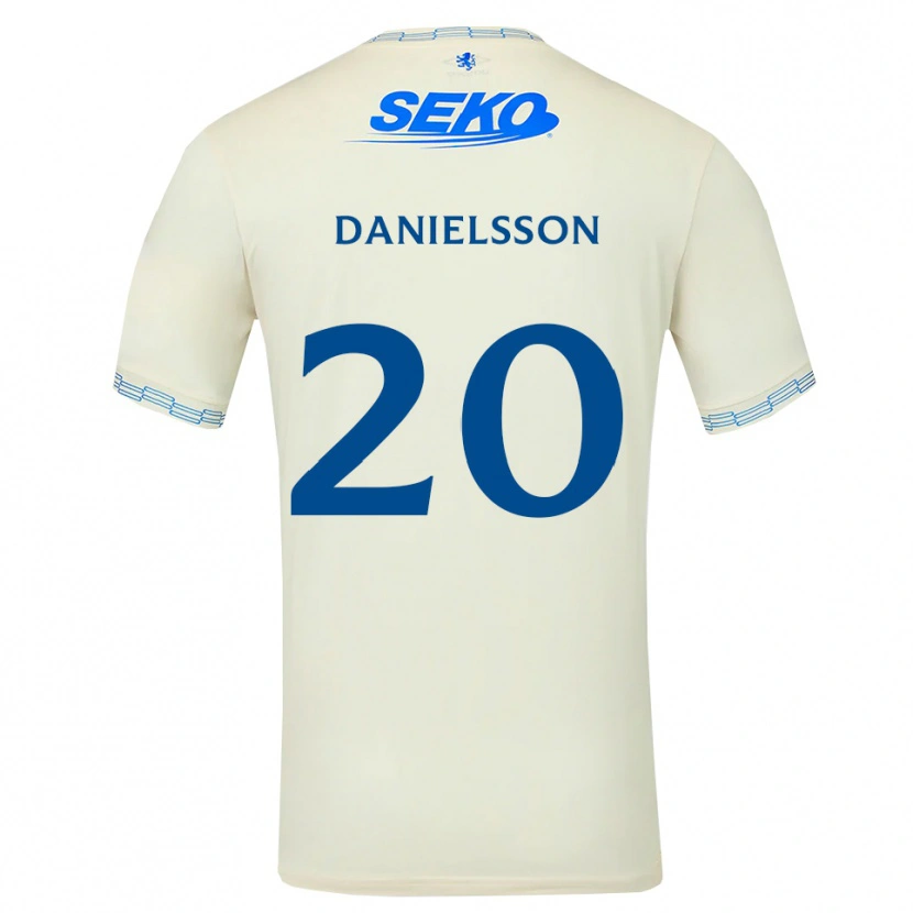 Danxen Kinderen Jenny Julia Danielsson #20 Diepblauw Wit Uitshirt Uittenue 2026/27 T-Shirt