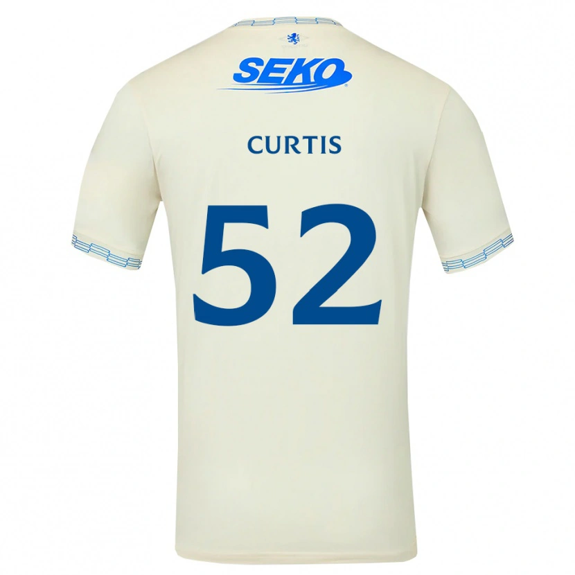 Danxen Kinderen Findlay Curtis #52 Diepblauw Wit Uitshirt Uittenue 2026/27 T-Shirt