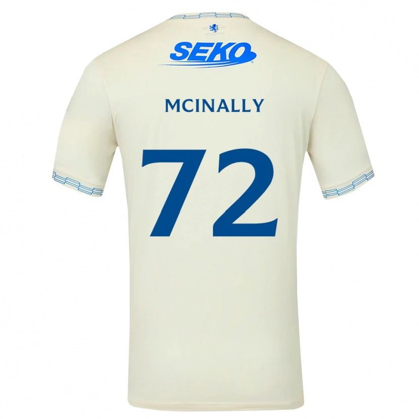 Danxen Kinderen Darren Mcinally #72 Diepblauw Wit Uitshirt Uittenue 2026/27 T-Shirt