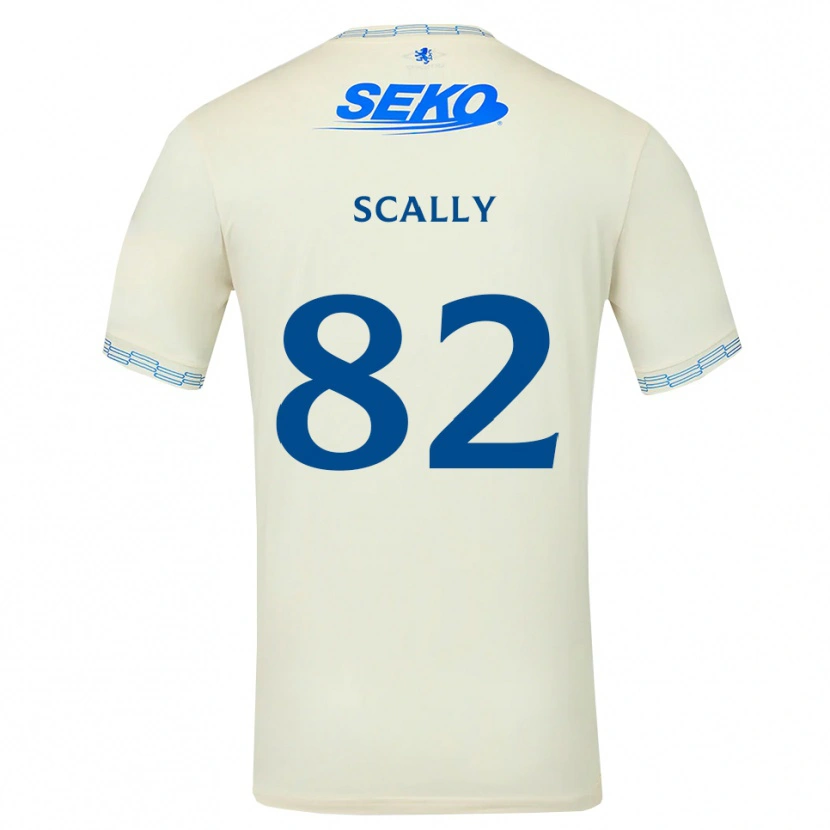 Danxen Kinderen Ashton Scally #82 Diepblauw Wit Uitshirt Uittenue 2026/27 T-Shirt