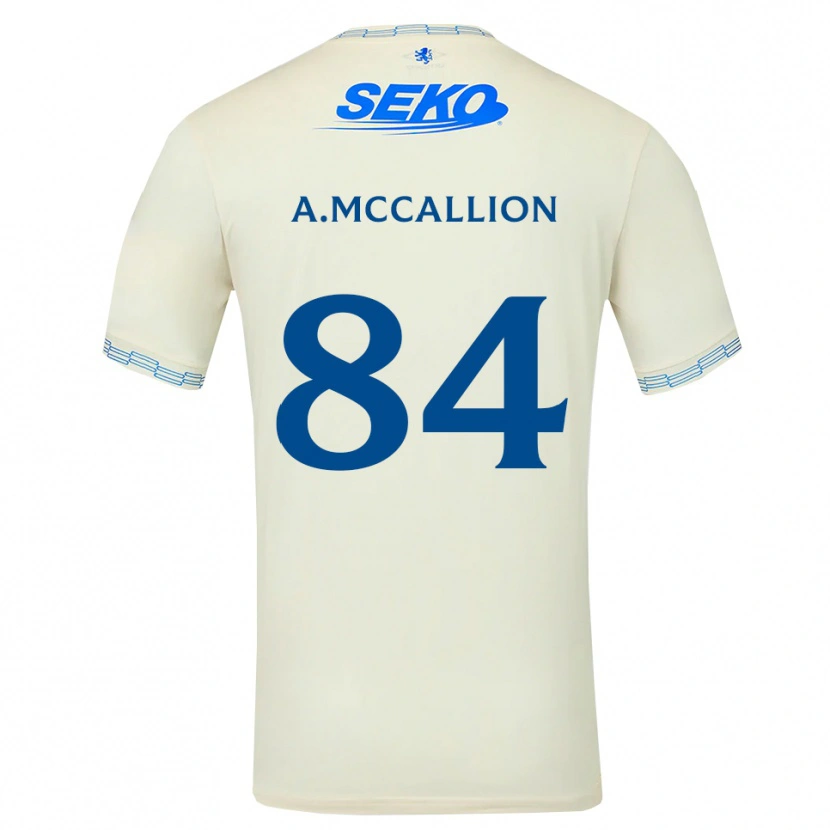 Danxen Kinderen Aiden Mccallion #84 Diepblauw Wit Uitshirt Uittenue 2026/27 T-Shirt