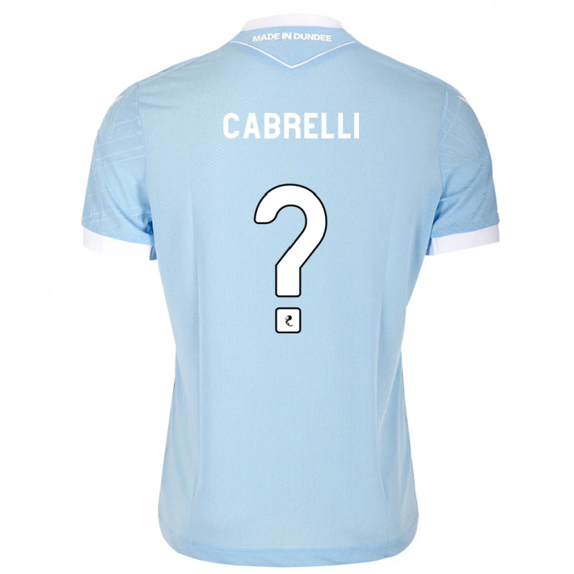 Danxen Kinderen David Cabrelli #0 Lichthemelsblauw Wit Uitshirt Uittenue 2026/27 T-Shirt