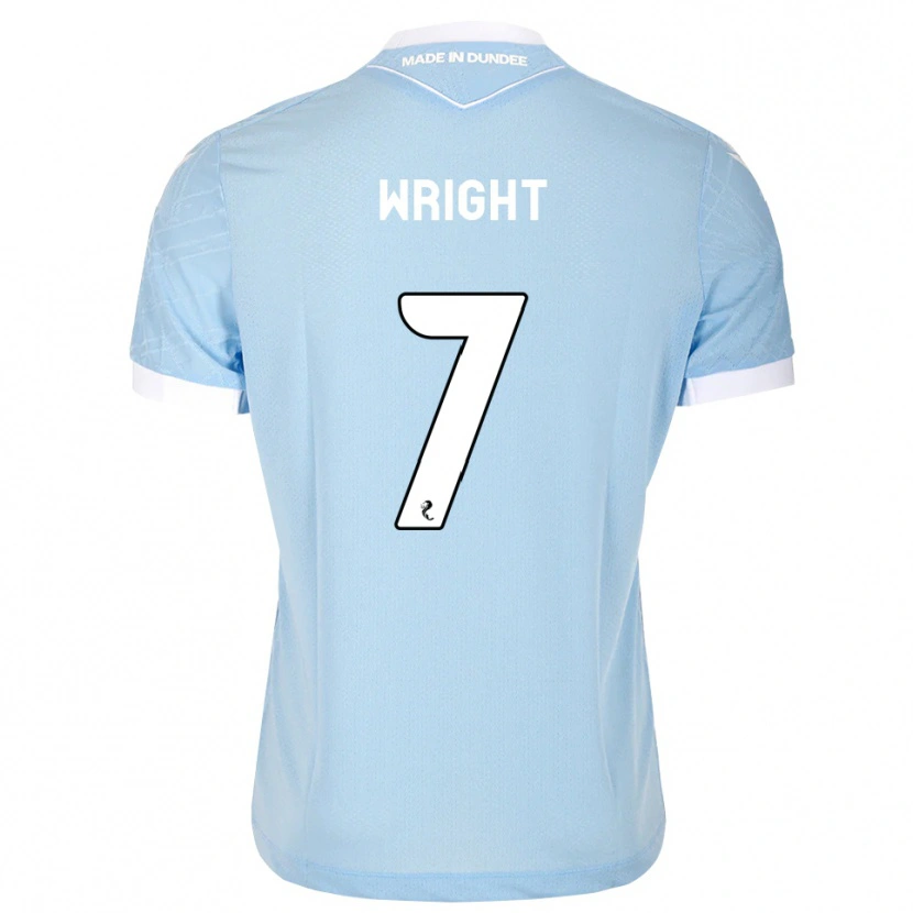 Danxen Kinderen Drey Wright #7 Lichthemelsblauw Wit Uitshirt Uittenue 2026/27 T-Shirt
