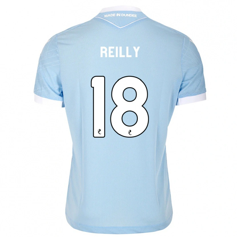 Danxen Kinderen Charlie Reilly #18 Lichthemelsblauw Wit Uitshirt Uittenue 2026/27 T-Shirt