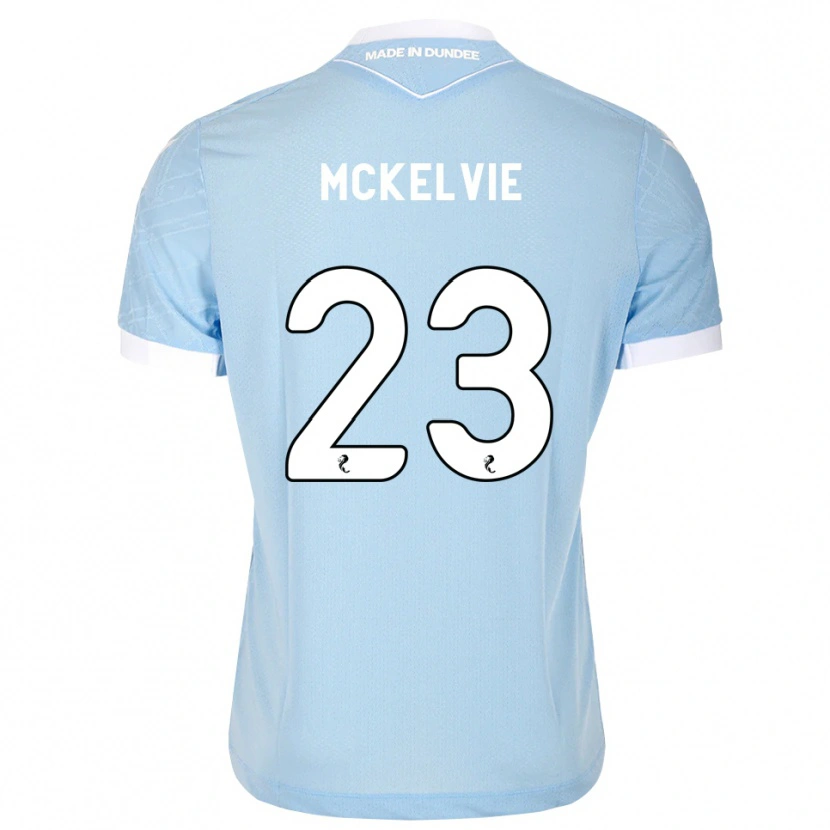 Danxen Kinderen Lewis Mckelvie #23 Lichthemelsblauw Wit Uitshirt Uittenue 2026/27 T-Shirt