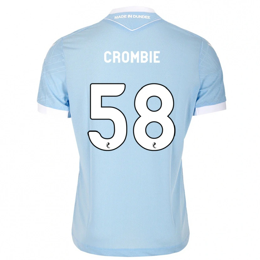 Danxen Kinderen Ethan Crombie #58 Lichthemelsblauw Wit Uitshirt Uittenue 2026/27 T-Shirt