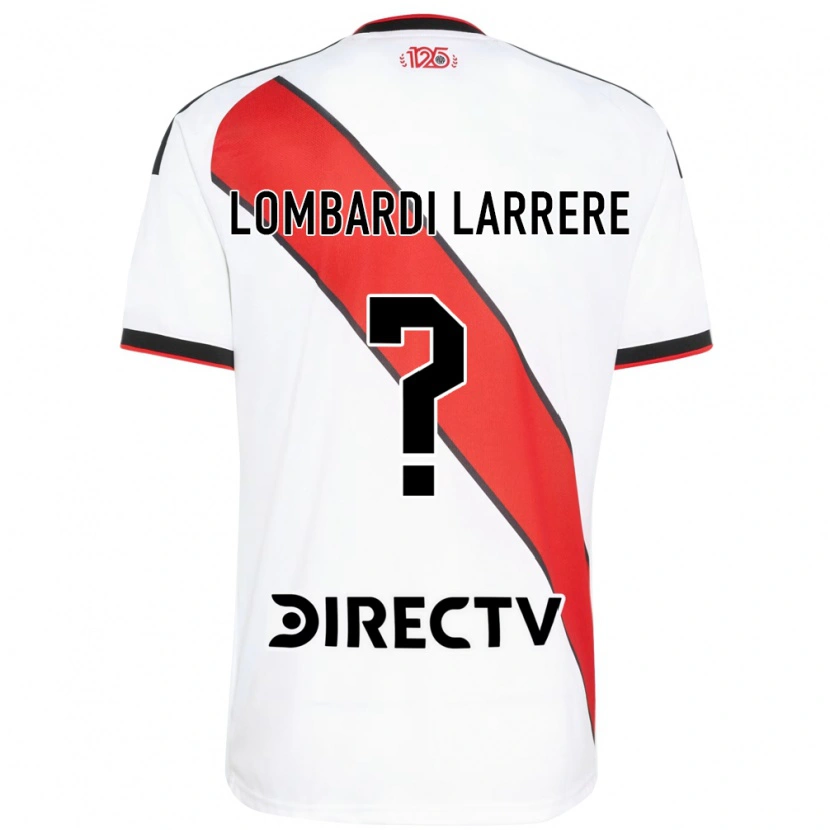 Danxen Heren Delfina Lombardi Larrere #0 Rood Wit Zwart Thuisshirt Thuistenue 2026/27 T-Shirt