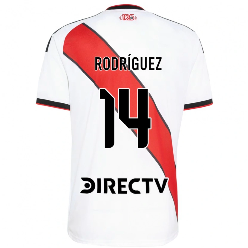 Danxen Heren Benjamín Rodríguez #14 Rood Wit Zwart Thuisshirt Thuistenue 2026/27 T-Shirt