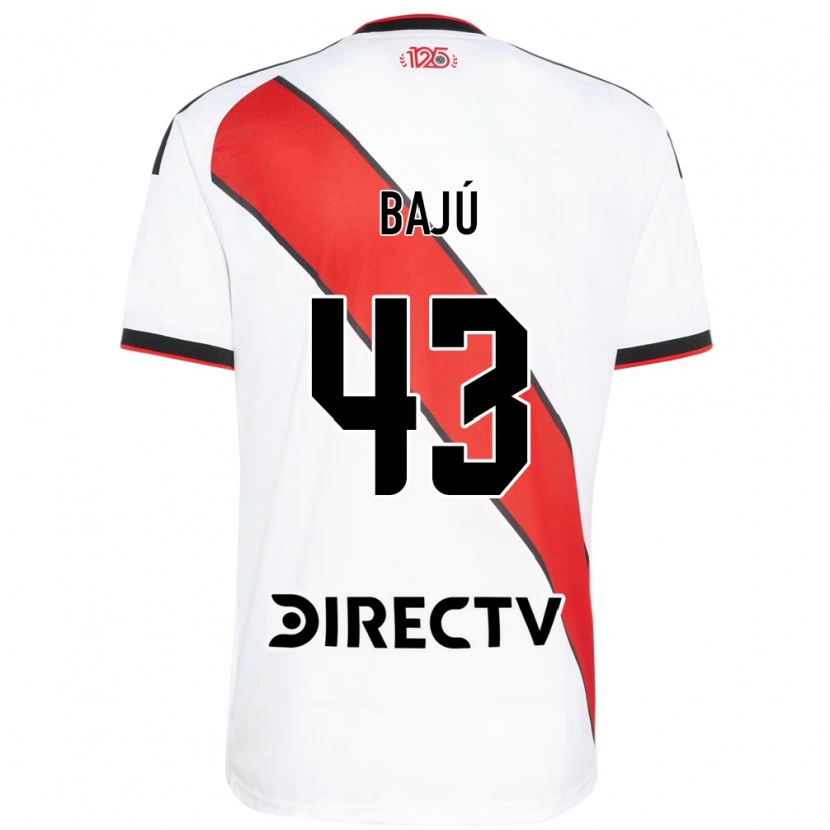 Danxen Heren Lisandro Bajú #43 Rood Wit Zwart Thuisshirt Thuistenue 2026/27 T-Shirt
