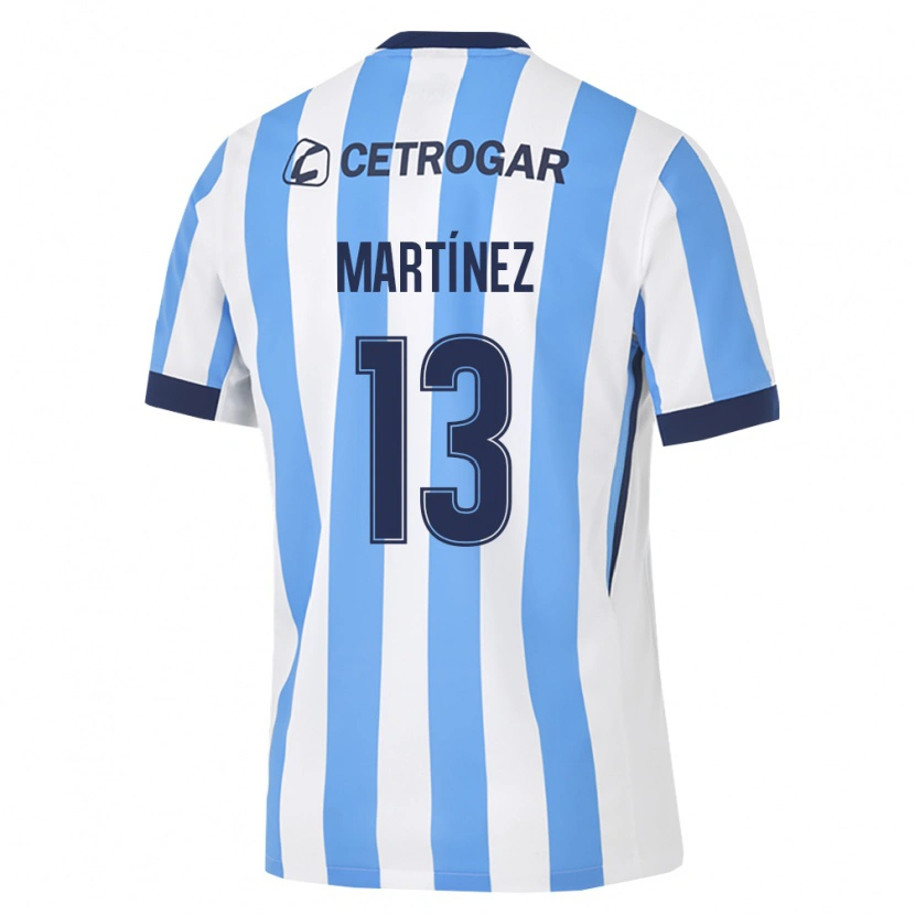 Danxen Heren Mateo Martínez #13 Lichtblauw Wit Zwart Thuisshirt Thuistenue 2026/27 T-Shirt