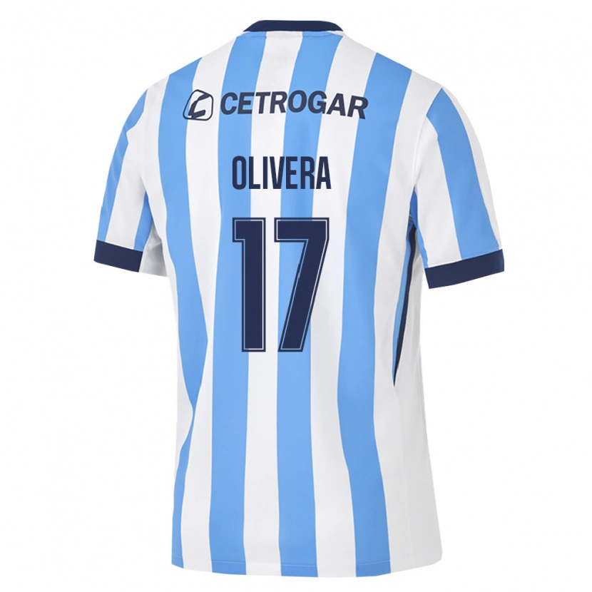 Danxen Heren Nazareno Olivera #17 Lichtblauw Wit Zwart Thuisshirt Thuistenue 2026/27 T-Shirt