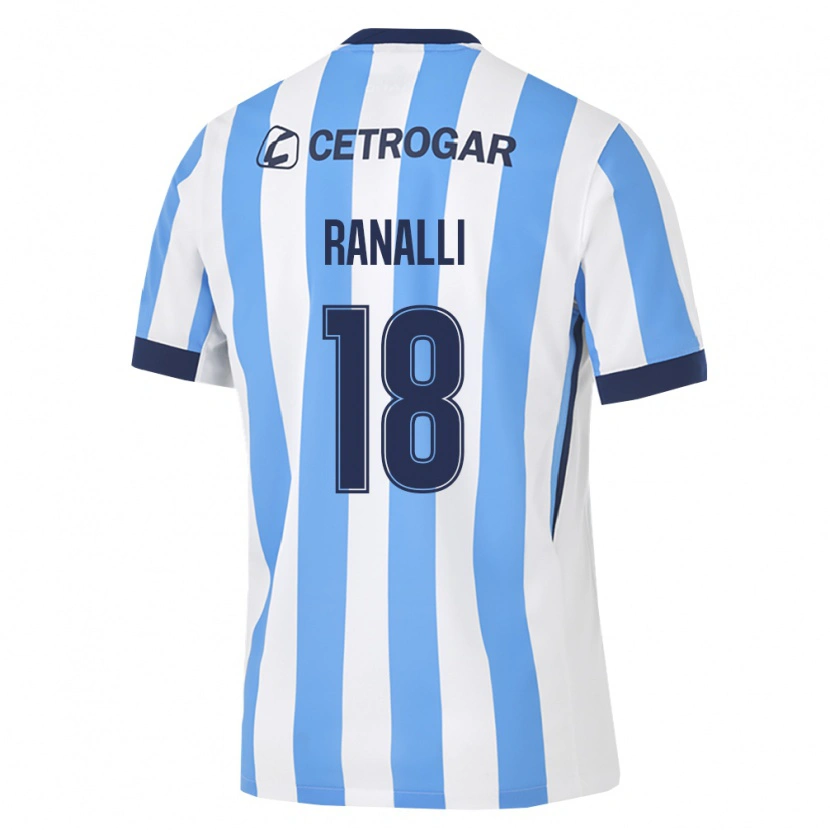 Danxen Heren Santiago Ranalli #18 Lichtblauw Wit Zwart Thuisshirt Thuistenue 2026/27 T-Shirt