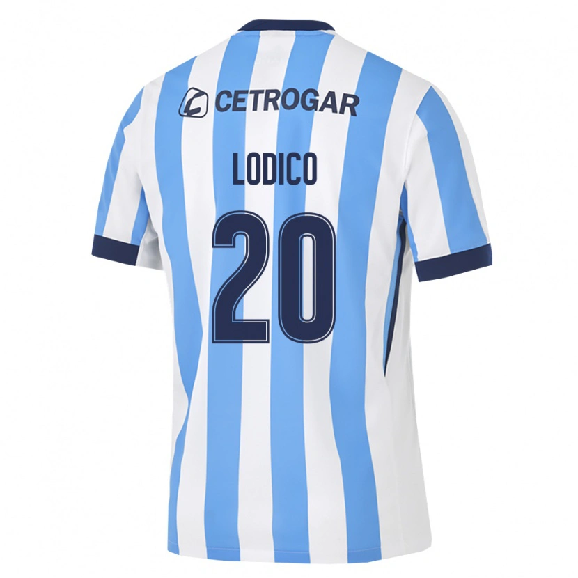 Danxen Heren Gastón Lodico #20 Lichtblauw Wit Zwart Thuisshirt Thuistenue 2026/27 T-Shirt