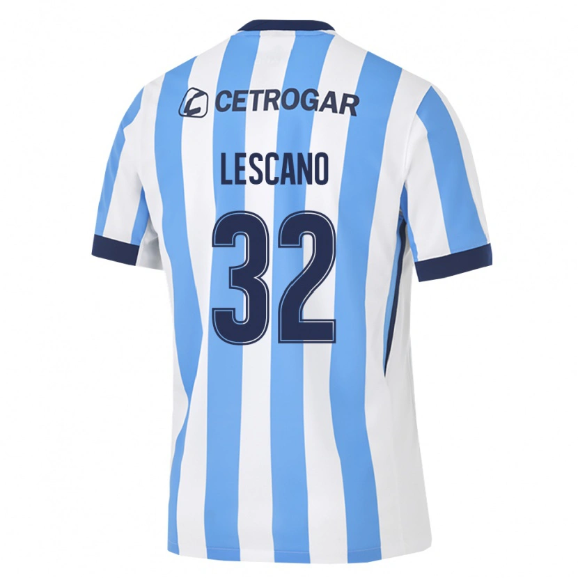 Danxen Heren Macarena Lescano #32 Lichtblauw Wit Zwart Thuisshirt Thuistenue 2026/27 T-Shirt