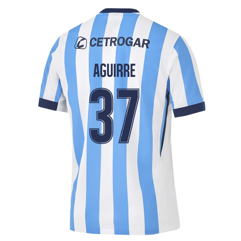 Danxen Heren Santino Aguirre #37 Lichtblauw Wit Zwart Thuisshirt Thuistenue 2026/27 T-Shirt