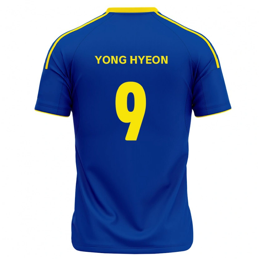 Danxen Heren Yong-Hyeon Yi #9 Koninklijk Blauw Geel Thuisshirt Thuistenue 2026/27 T-Shirt