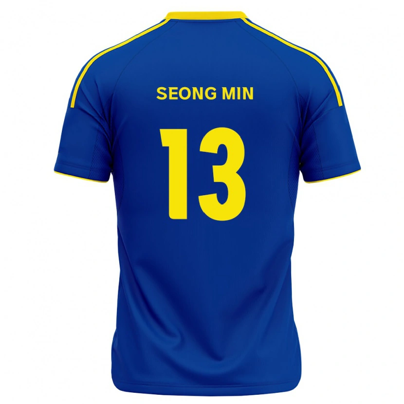 Danxen Heren Seong-Min Ryu #13 Koninklijk Blauw Geel Thuisshirt Thuistenue 2026/27 T-Shirt