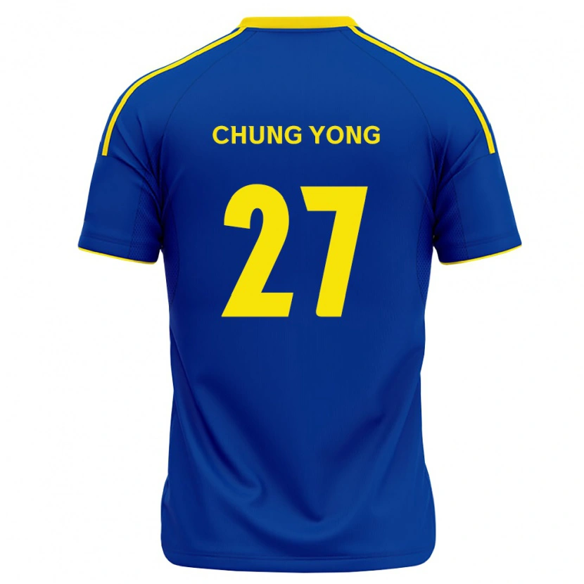 Danxen Heren Chung-Yong Lee #27 Koninklijk Blauw Geel Thuisshirt Thuistenue 2026/27 T-Shirt