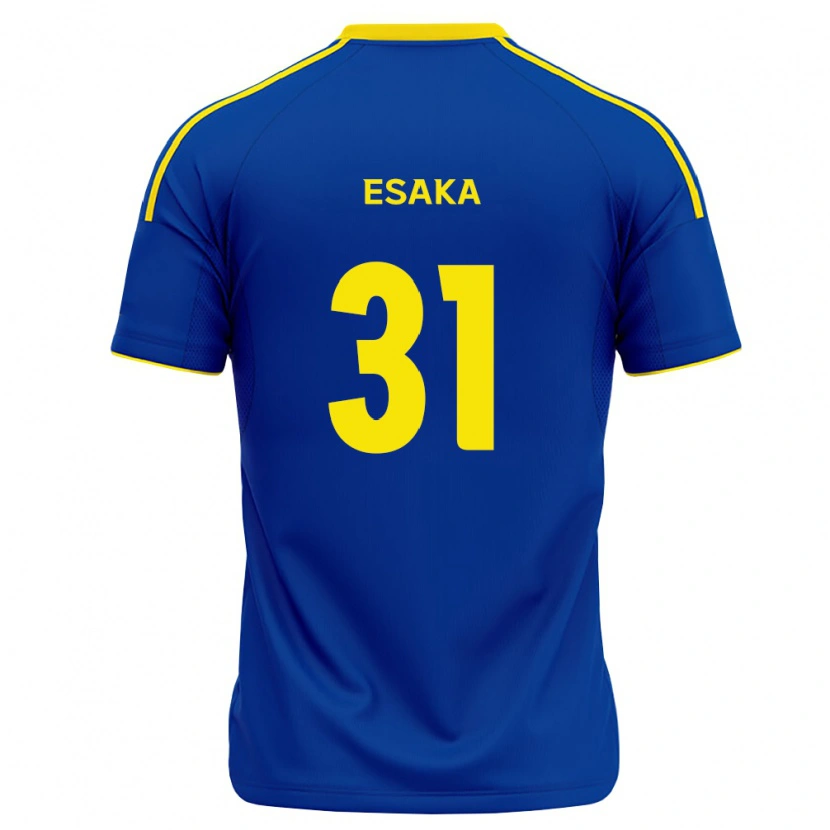 Danxen Heren Ataru Esaka #31 Koninklijk Blauw Geel Thuisshirt Thuistenue 2026/27 T-Shirt
