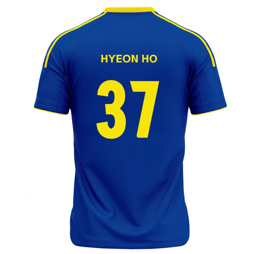 Danxen Heren Hyeon-Ho Moon #37 Koninklijk Blauw Geel Thuisshirt Thuistenue 2026/27 T-Shirt