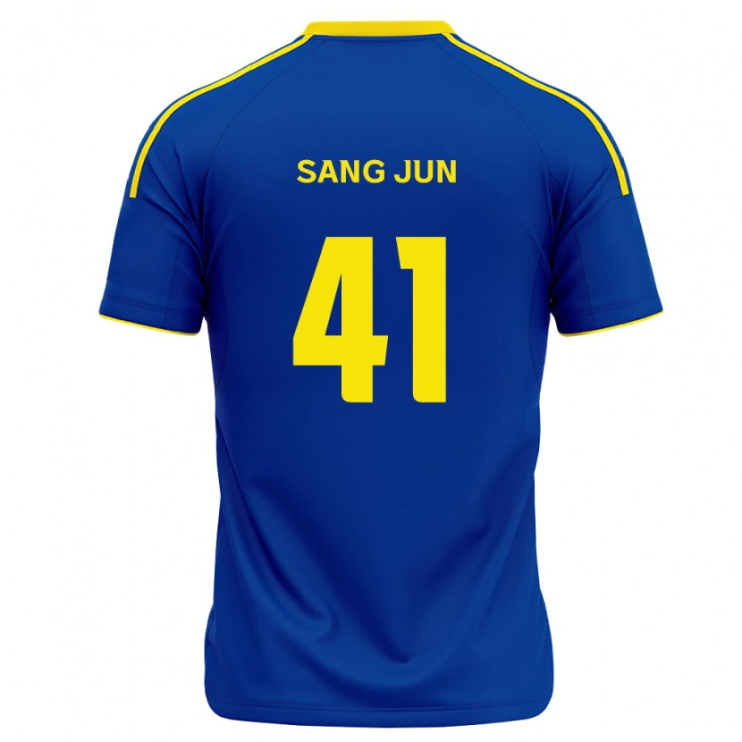 Danxen Heren Sang-Jun Park #41 Koninklijk Blauw Geel Thuisshirt Thuistenue 2026/27 T-Shirt