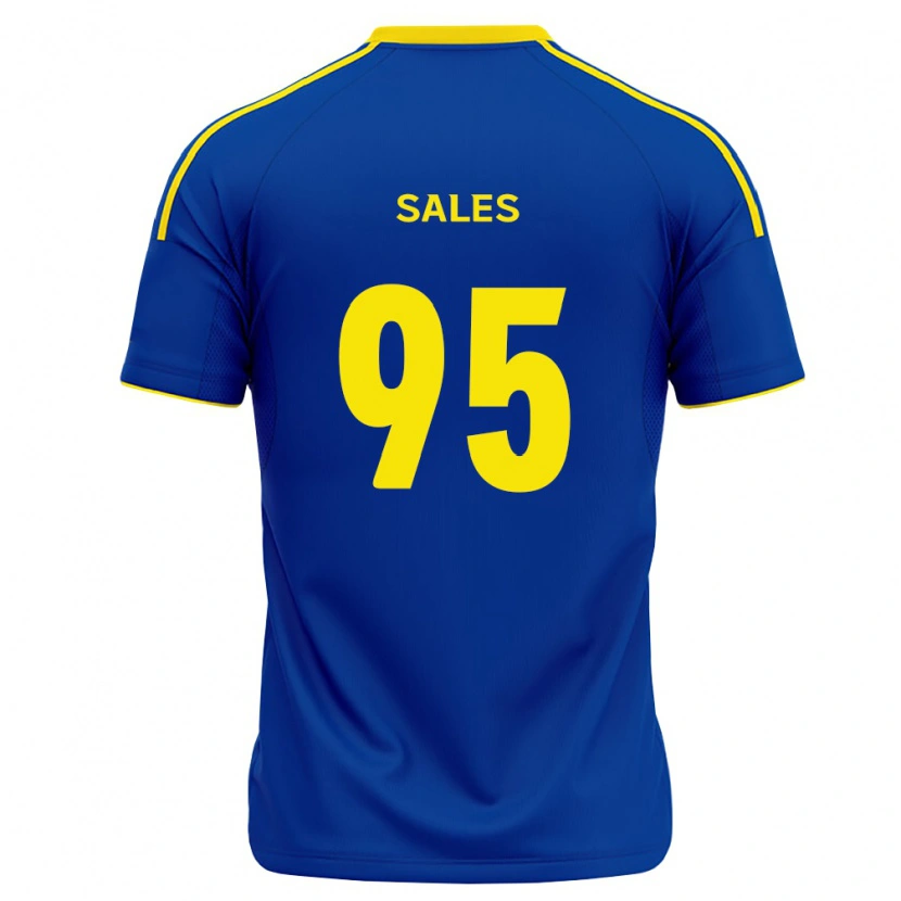 Danxen Heren Matheus Sales #95 Koninklijk Blauw Geel Thuisshirt Thuistenue 2026/27 T-Shirt