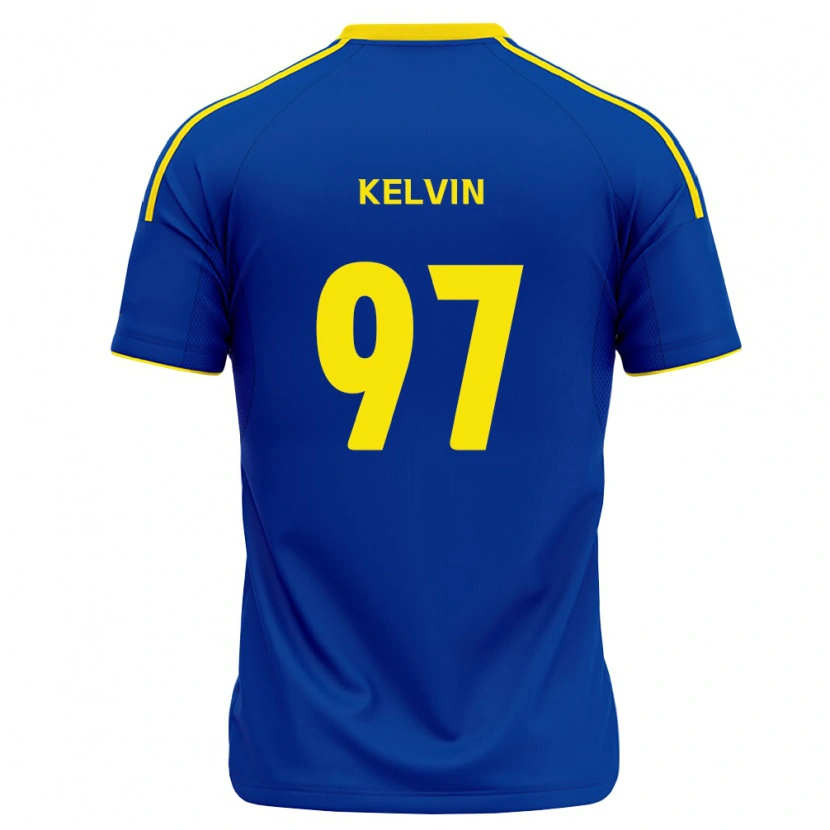 Danxen Heren Kelvin #97 Koninklijk Blauw Geel Thuisshirt Thuistenue 2026/27 T-Shirt