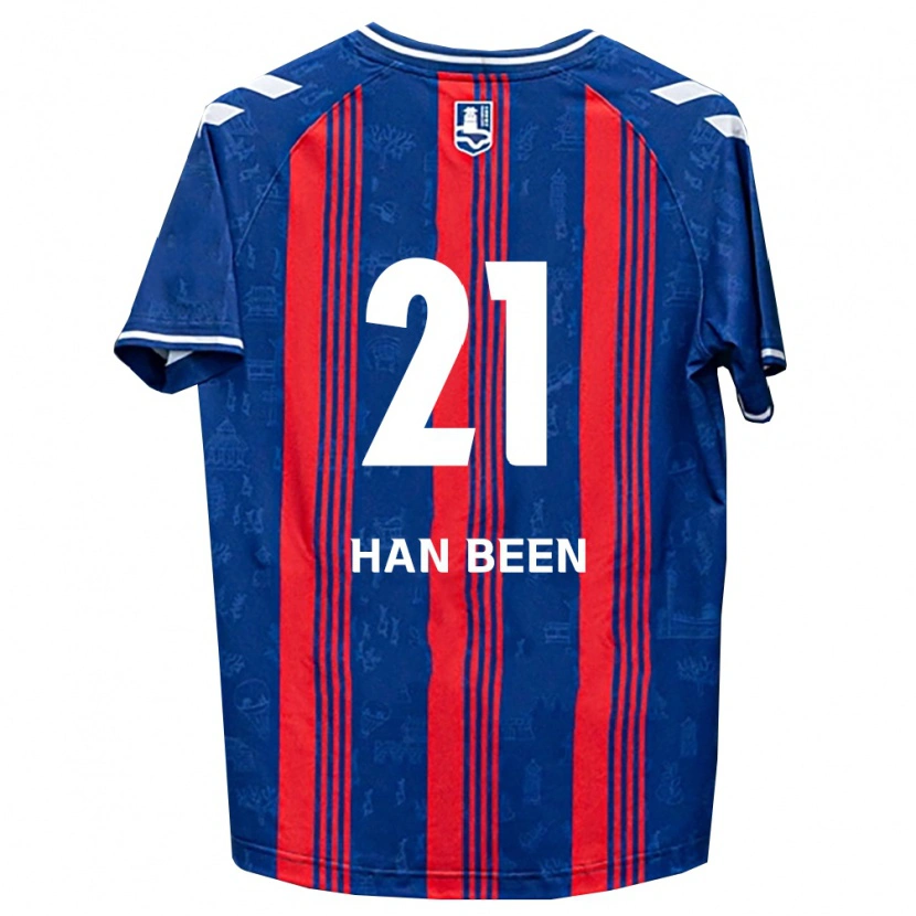 Danxen Heren Han-Been Yang #21 Blauw Rood Wit Thuisshirt Thuistenue 2026/27 T-Shirt