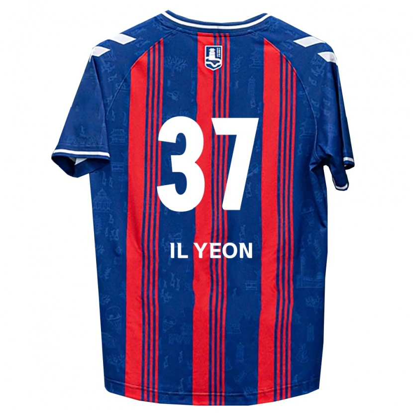 Danxen Heren Il-Yeon Sin #37 Blauw Rood Wit Thuisshirt Thuistenue 2026/27 T-Shirt