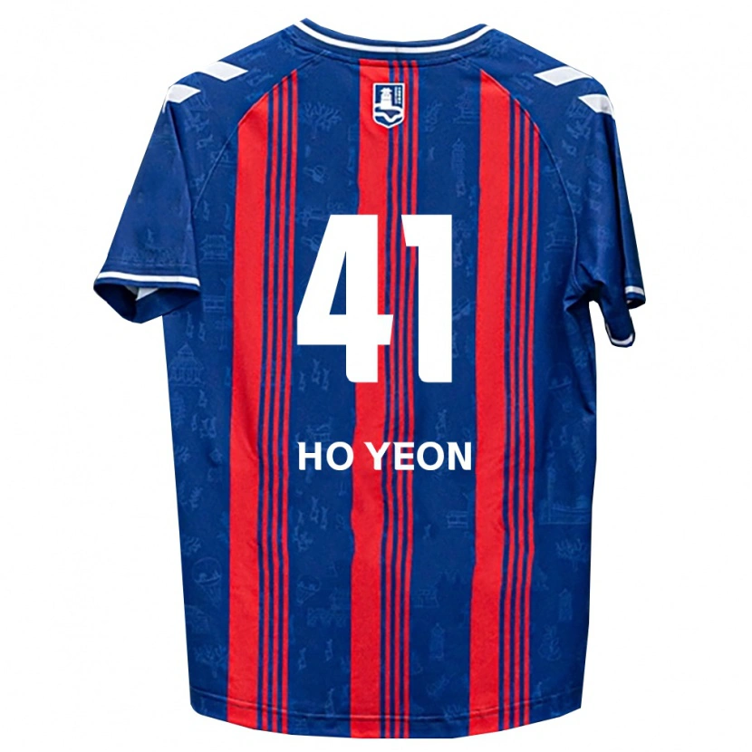 Danxen Heren Ho-Yeon Joo #41 Blauw Rood Wit Thuisshirt Thuistenue 2026/27 T-Shirt