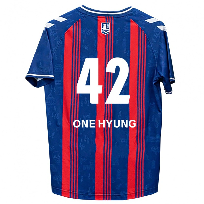 Danxen Heren One-Hyung Kim #42 Blauw Rood Wit Thuisshirt Thuistenue 2026/27 T-Shirt