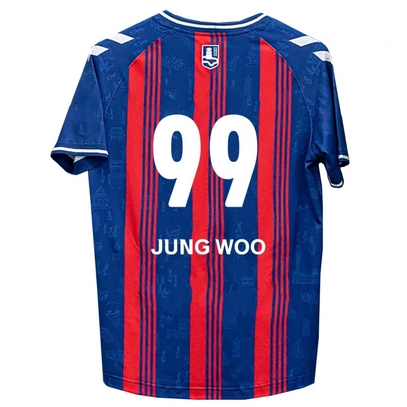 Danxen Heren Jung-Woo Ha #99 Blauw Rood Wit Thuisshirt Thuistenue 2026/27 T-Shirt