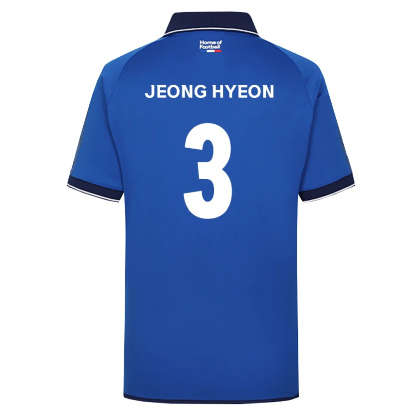 Danxen Heren Jeong-Hyeon Kim #3 Koninklijk Blauw Wit Rood Thuisshirt Thuistenue 2026/27 T-Shirt