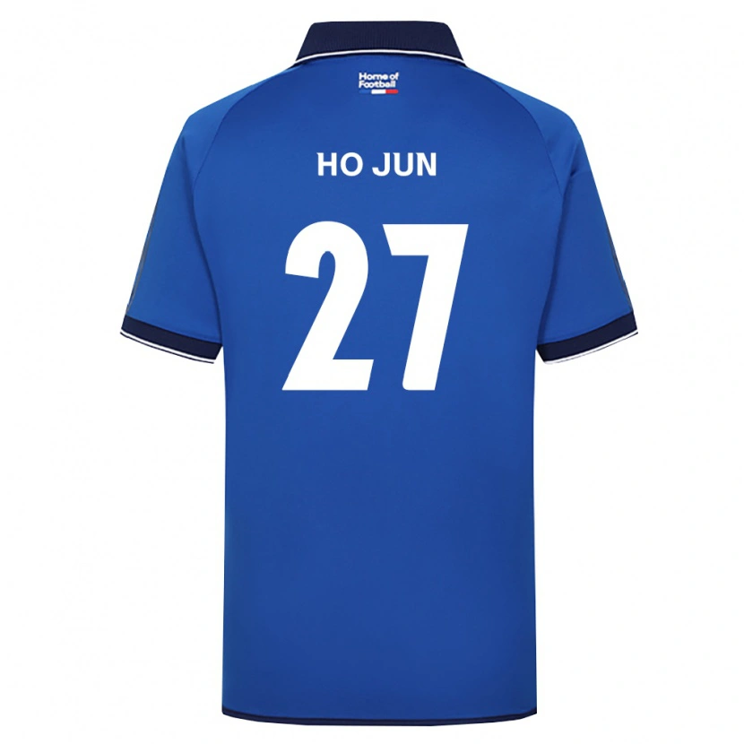 Danxen Heren Ho-Jun Son #27 Koninklijk Blauw Wit Rood Thuisshirt Thuistenue 2026/27 T-Shirt