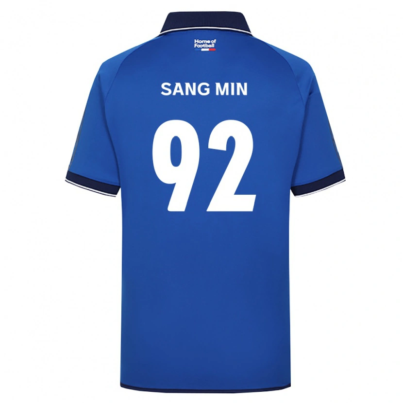 Danxen Heren Sang-Min Lee #92 Koninklijk Blauw Wit Rood Thuisshirt Thuistenue 2026/27 T-Shirt