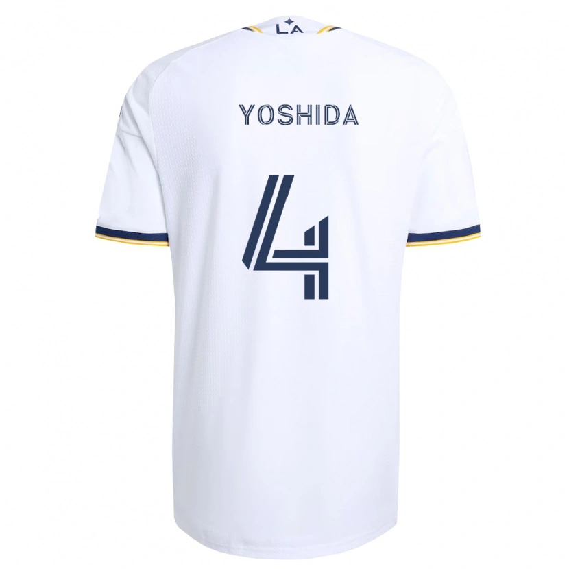 Danxen Heren Maya Yoshida #4 Blauw Geel En Wit Thuisshirt Thuistenue 2026/27 T-Shirt