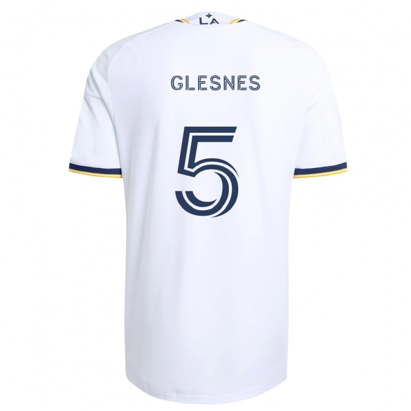 Danxen Heren Jakob Glesnes #5 Blauw Geel En Wit Thuisshirt Thuistenue 2026/27 T-Shirt