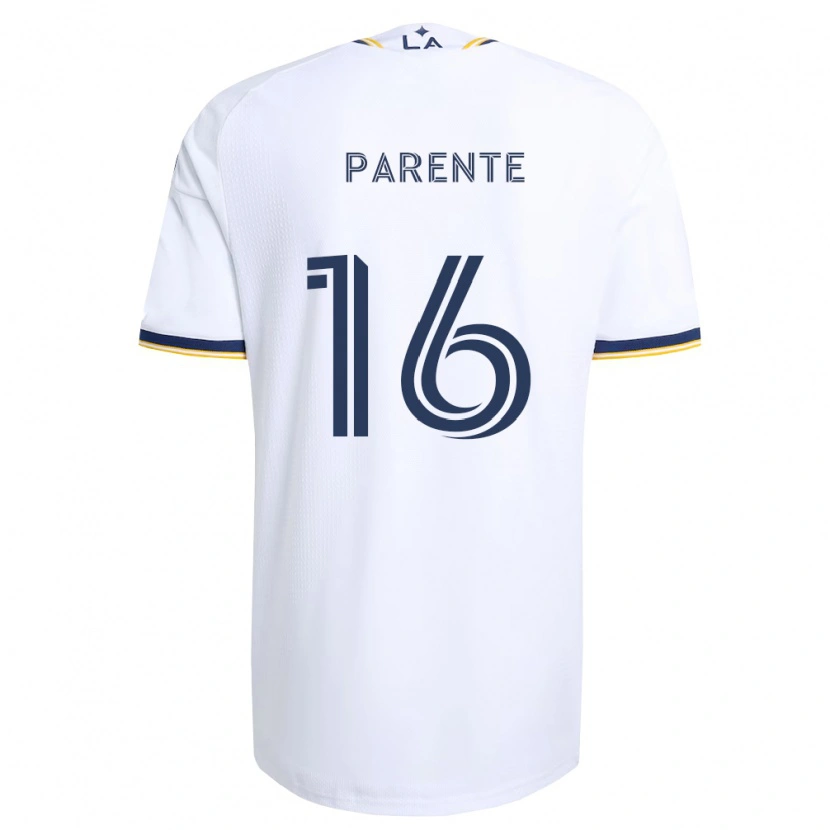 Danxen Heren Isaiah Parente #16 Blauw Geel En Wit Thuisshirt Thuistenue 2026/27 T-Shirt