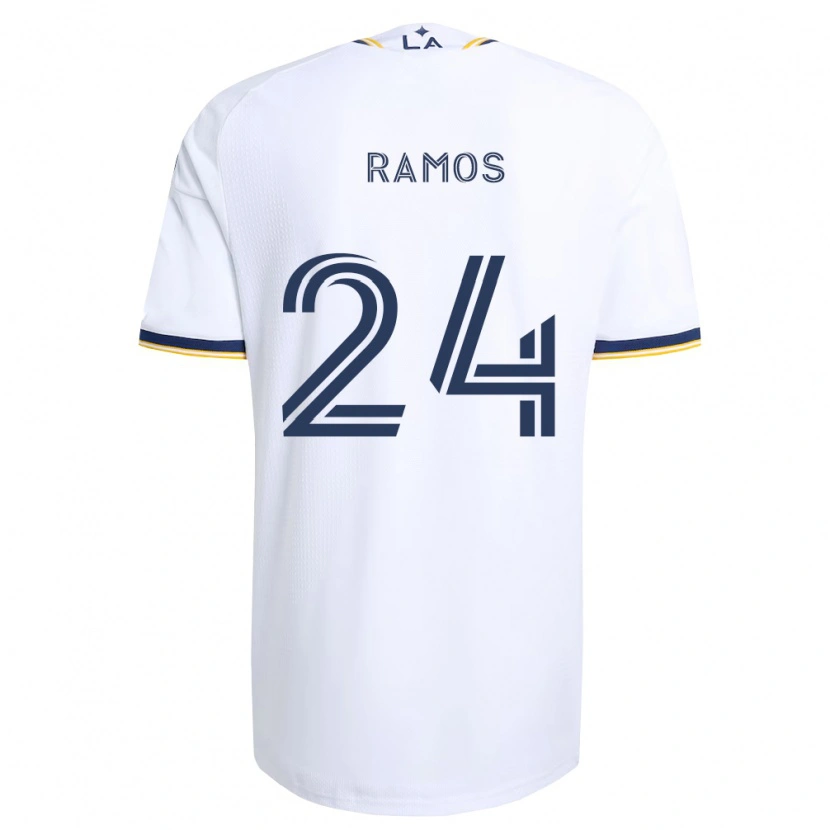 Danxen Heren Rubén Ramos #24 Blauw Geel En Wit Thuisshirt Thuistenue 2026/27 T-Shirt