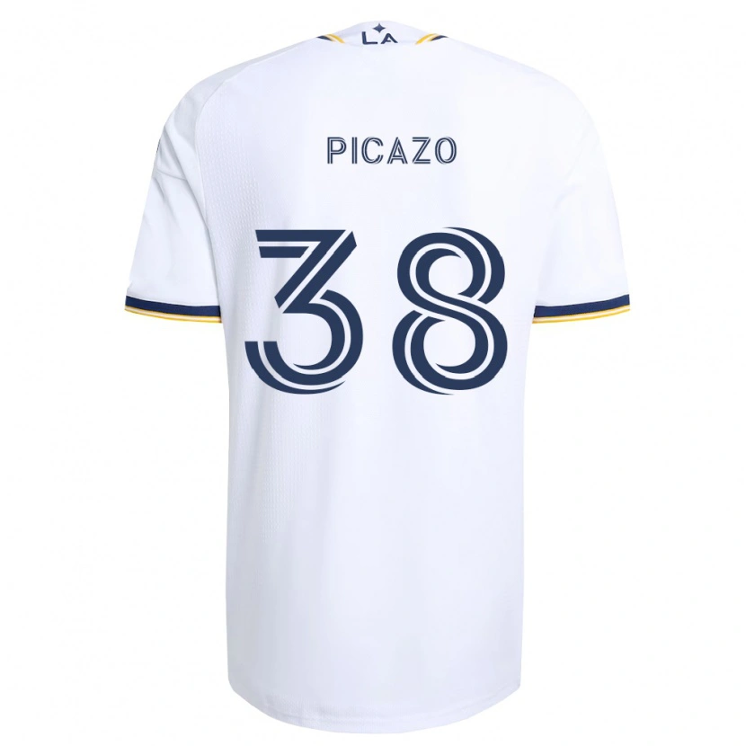 Danxen Heren Axel Picazo #38 Blauw Geel En Wit Thuisshirt Thuistenue 2026/27 T-Shirt