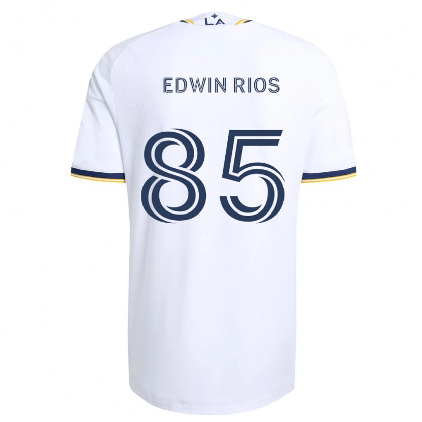 Danxen Heren Edwin Ríos #85 Blauw Geel En Wit Thuisshirt Thuistenue 2026/27 T-Shirt