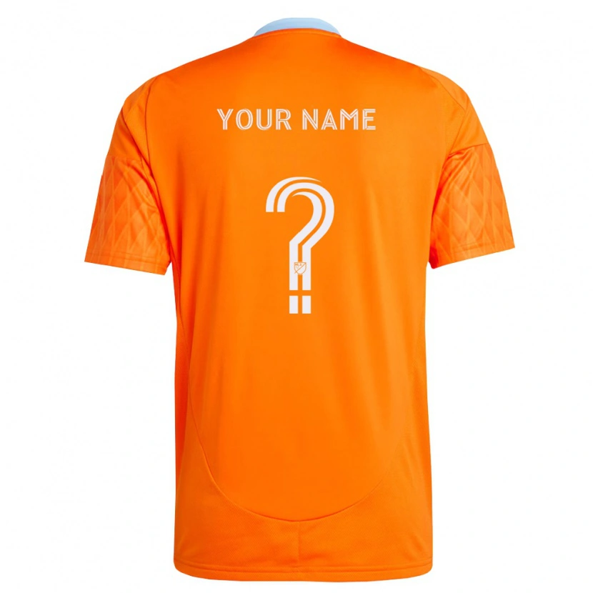 Danxen Heren Uw Naam #0 Oranje Wit Thuisshirt Thuistenue 2026/27 T-Shirt